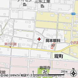 静岡県浜松市中央区小沢渡町651周辺の地図