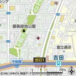 日化メンテナンス株式会社周辺の地図