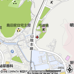 島根県益田市乙吉町458周辺の地図