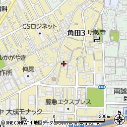 角田公民館周辺の地図
