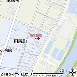 静岡県浜松市中央区田尻町14周辺の地図