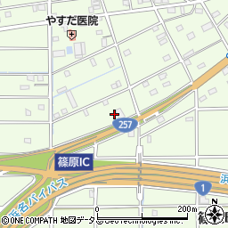 静岡県浜松市中央区篠原町20838周辺の地図