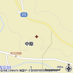 広島県山県郡北広島町中原788周辺の地図