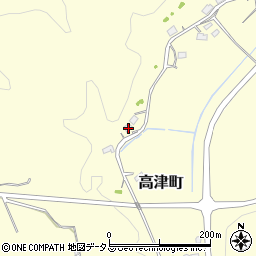 島根県益田市高津町94周辺の地図