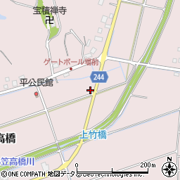 静岡県菊川市高橋2186周辺の地図