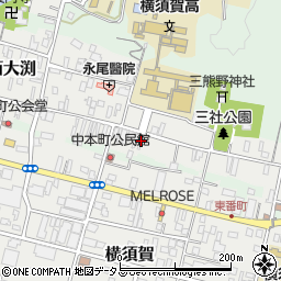 青野文具店周辺の地図