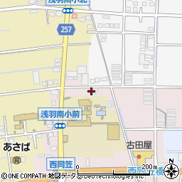 静岡県袋井市西同笠71周辺の地図
