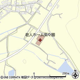 老人ホーム楽々園周辺の地図