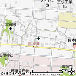静岡県浜松市中央区小沢渡町612周辺の地図