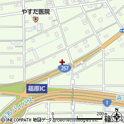 静岡県浜松市中央区篠原町20839周辺の地図