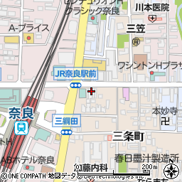 コミック バスター JR奈良駅前店周辺の地図