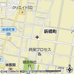 静岡県浜松市中央区新橋町70周辺の地図