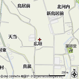 愛知県豊橋市杉山町広垣周辺の地図