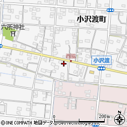 静岡県浜松市中央区小沢渡町826周辺の地図