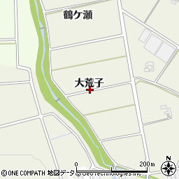 愛知県豊橋市高塚町大荒子周辺の地図