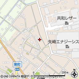 静岡県浜松市中央区東町15周辺の地図