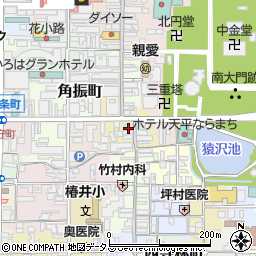 奈良県奈良市橋本町周辺の地図