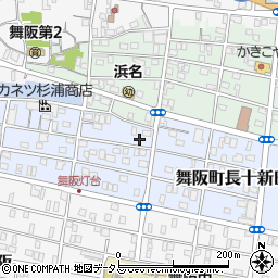 静岡県浜松市中央区舞阪町長十新田167周辺の地図