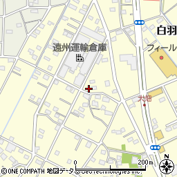 静岡県浜松市中央区白羽町438周辺の地図