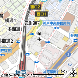 ベルコ神戸駅前ホール周辺の地図