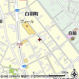 静岡県浜松市中央区白羽町474周辺の地図