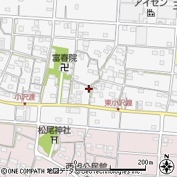 静岡県浜松市中央区小沢渡町603周辺の地図