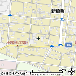 静岡県浜松市中央区新橋町557周辺の地図