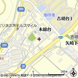 愛知県田原市吉胡町木綿台108周辺の地図