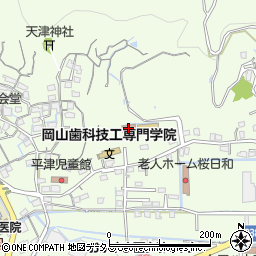 平津コミニティハウス周辺の地図