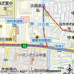 大阪市営中浜住宅周辺の地図