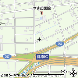 静岡県浜松市中央区篠原町20850周辺の地図