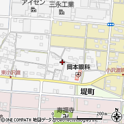 静岡県浜松市中央区小沢渡町649周辺の地図