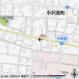 静岡県浜松市中央区小沢渡町827周辺の地図