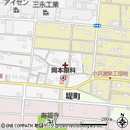 静岡県浜松市中央区小沢渡町665周辺の地図