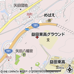 島根県益田市東町29周辺の地図