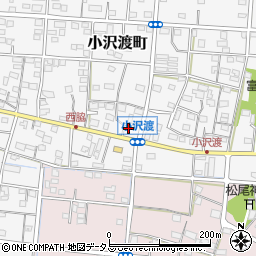 静岡県浜松市中央区小沢渡町557周辺の地図