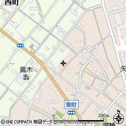 静岡県浜松市中央区東町45周辺の地図