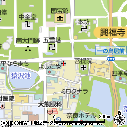 大仏館周辺の地図