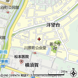 静岡県掛川市洋望台13周辺の地図