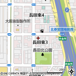 株式会社バンザイ　大阪支店周辺の地図