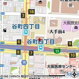 大阪合同庁舎周辺の地図