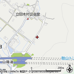 岡山県岡山市北区立田212周辺の地図