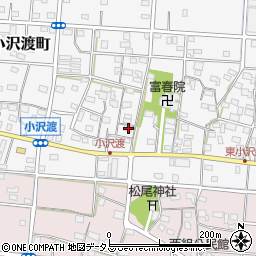 静岡県浜松市中央区小沢渡町581周辺の地図