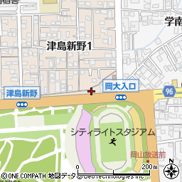 成田家津島店周辺の地図