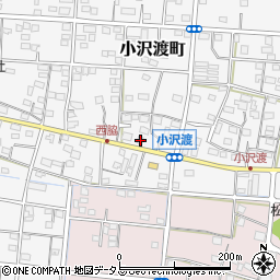 静岡県浜松市中央区小沢渡町549周辺の地図