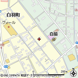 静岡県浜松市中央区白羽町547周辺の地図