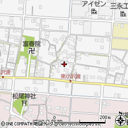 静岡県浜松市中央区小沢渡町606周辺の地図