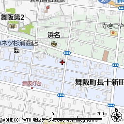 静岡県浜松市中央区舞阪町長十新田168周辺の地図