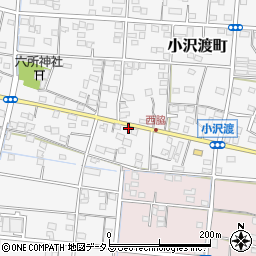 静岡県浜松市中央区小沢渡町830周辺の地図
