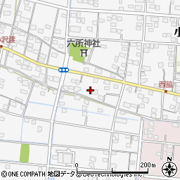 静岡県浜松市中央区小沢渡町1457周辺の地図